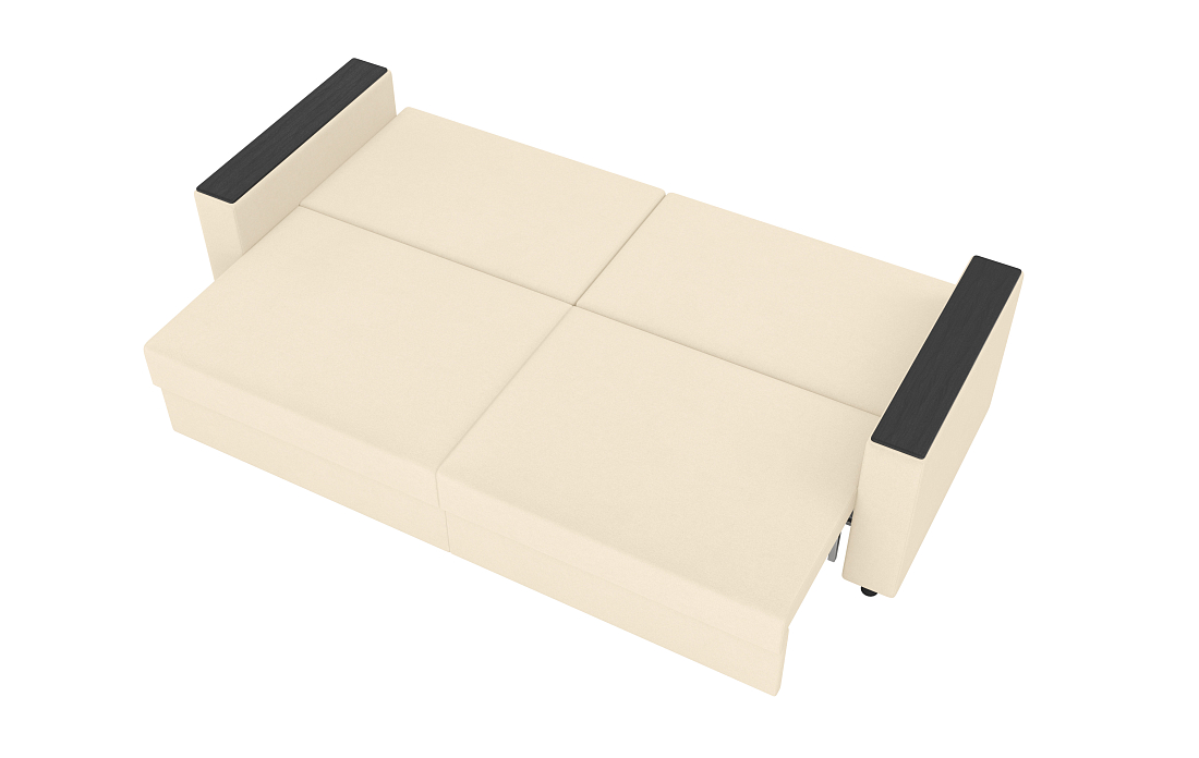 Гермес / Диван - кровать 3-х мест велюр вивальди крем